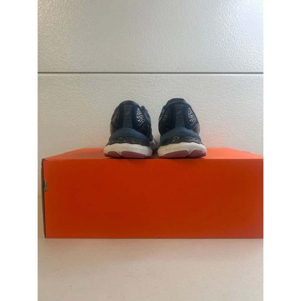 Asics Gel-Nimbus 23 Blue Grey Women Size 6.5 Wide #2982
